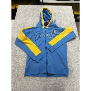 FISLL WNBA‎ Chicago Sky Angel Reese Full Zip Hoodie Blue Yellow WW4F4504H Small